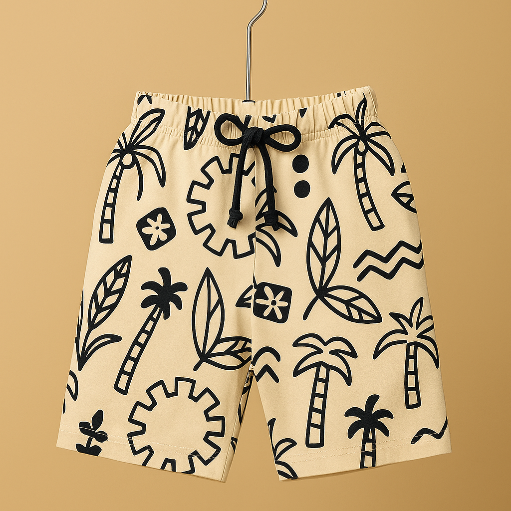 Smarty Tropical Printed Co-ord Set For Boys