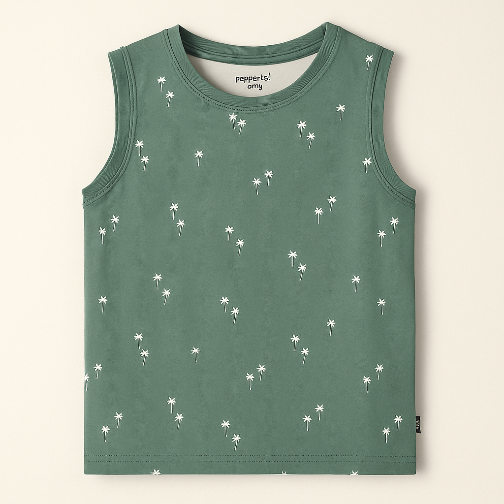 Fun printed summer tank tops for kids