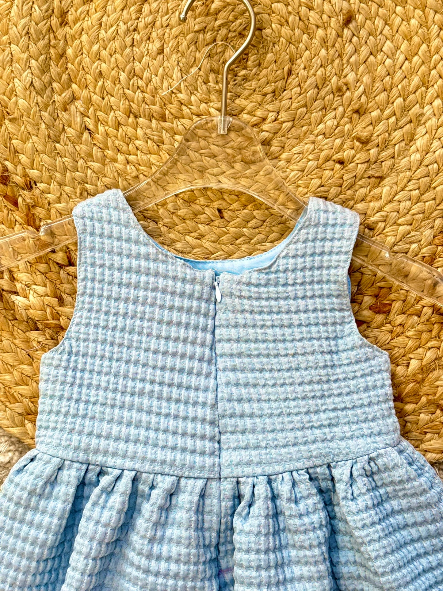 Baby Girl Sleeveless Front Bowknot Summer A-line Dress