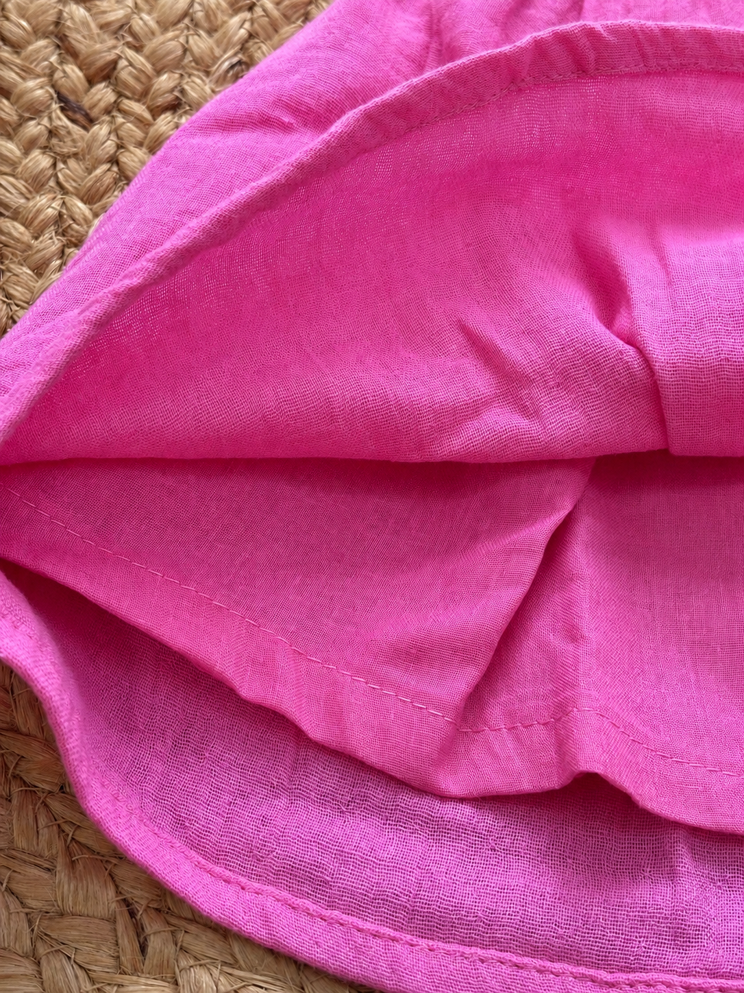Pink Pastel Flower Smocked Dress