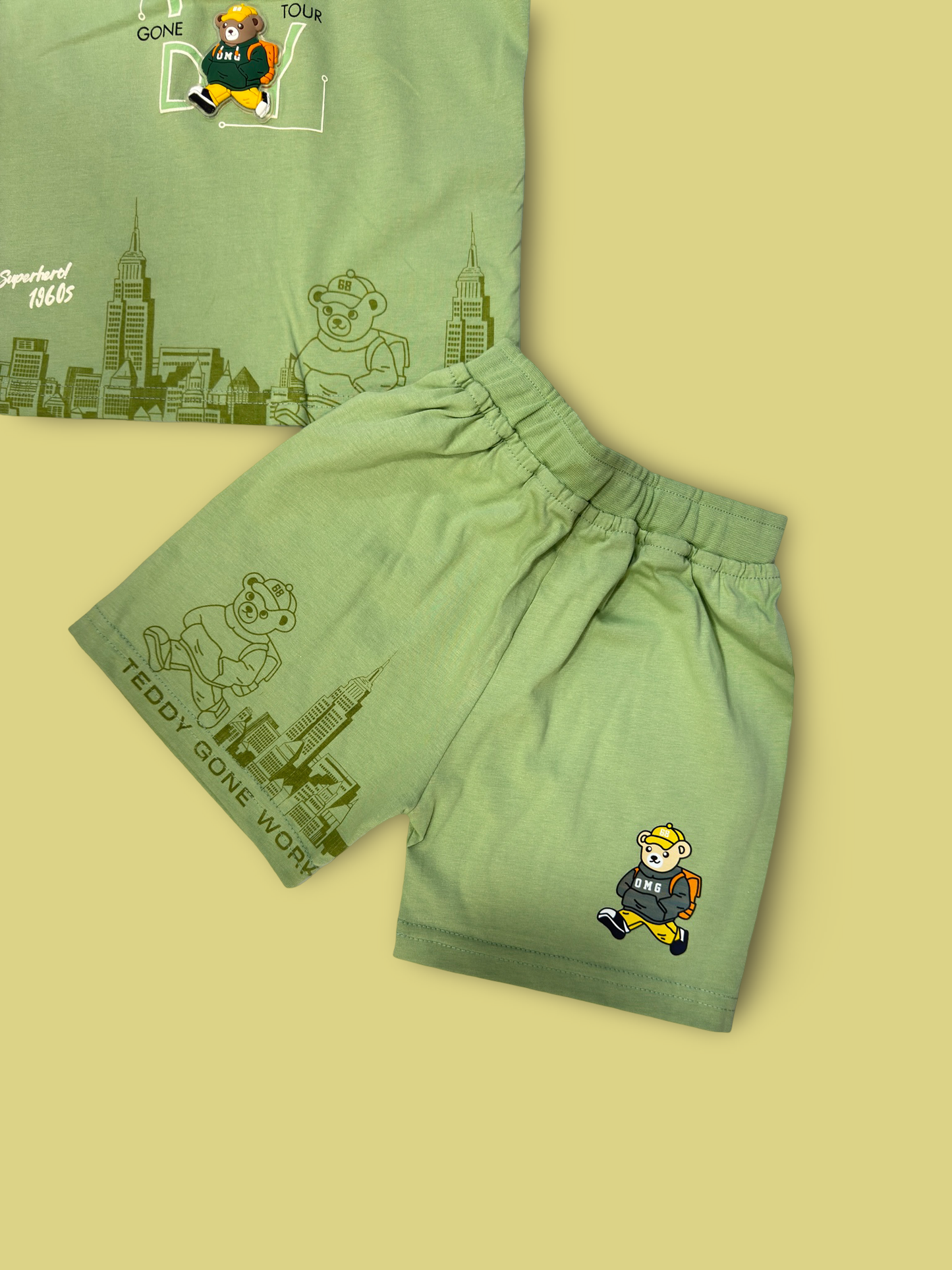 Teddy Cityscape Co-ord Set for Kids