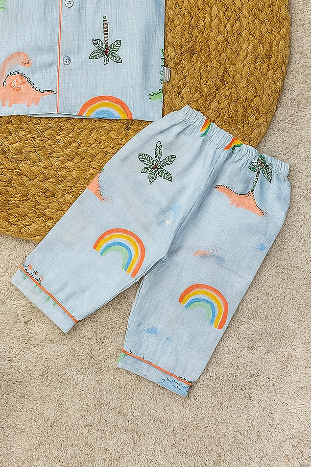 Dinosaur Print Pure Cotton Night Suit
