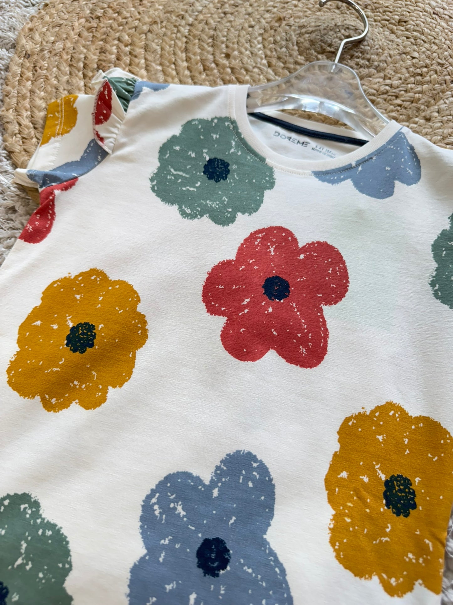 DOREME Baby girl printed T-shirt- FLOWER PRINT