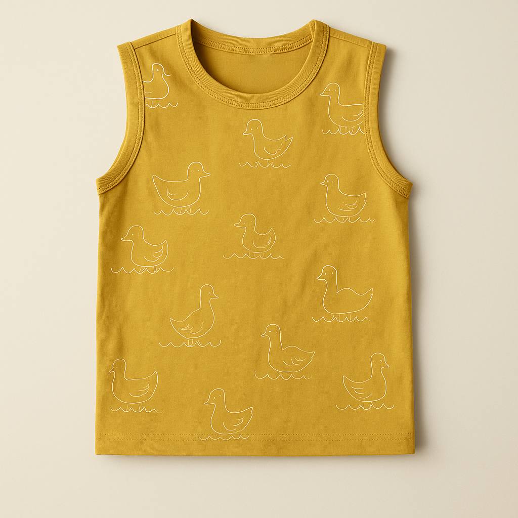 Fun printed summer tank tops for kids