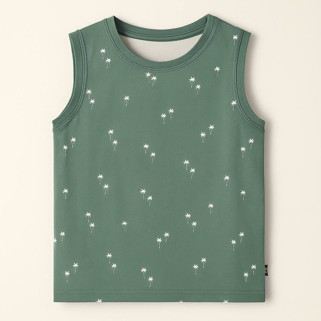 Fun printed summer tank tops for kids