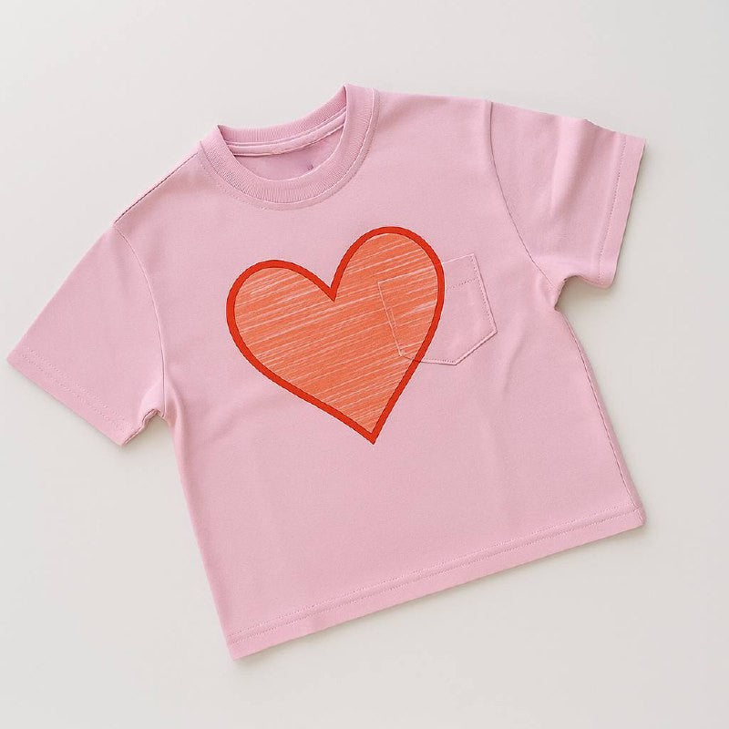 Mumbl Jumbl Chic Oversized Graphic Tees For Little Girls