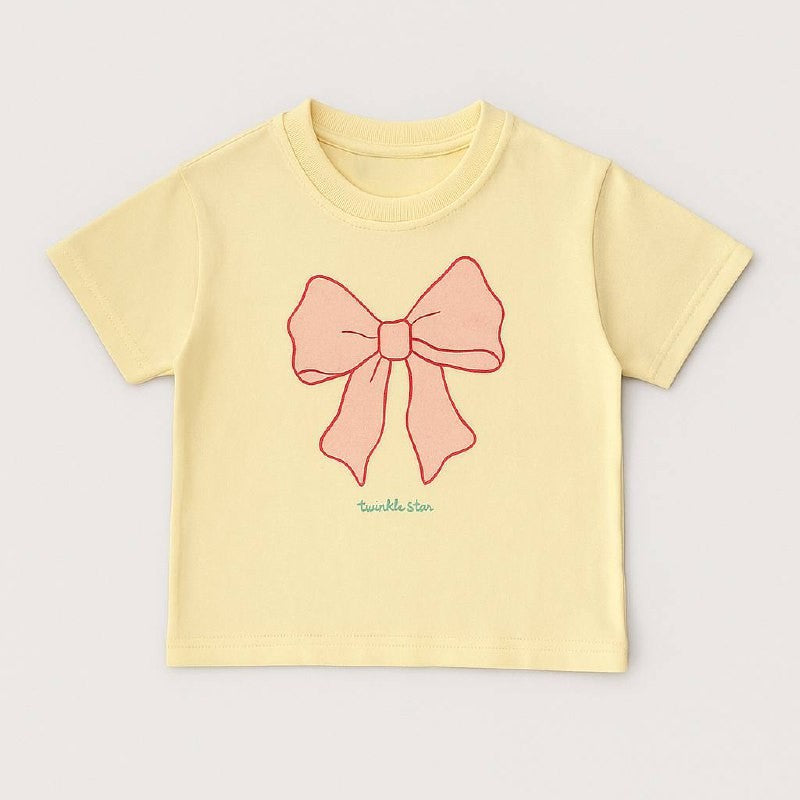 Chic Oversized Graphic Tees For Little Girls