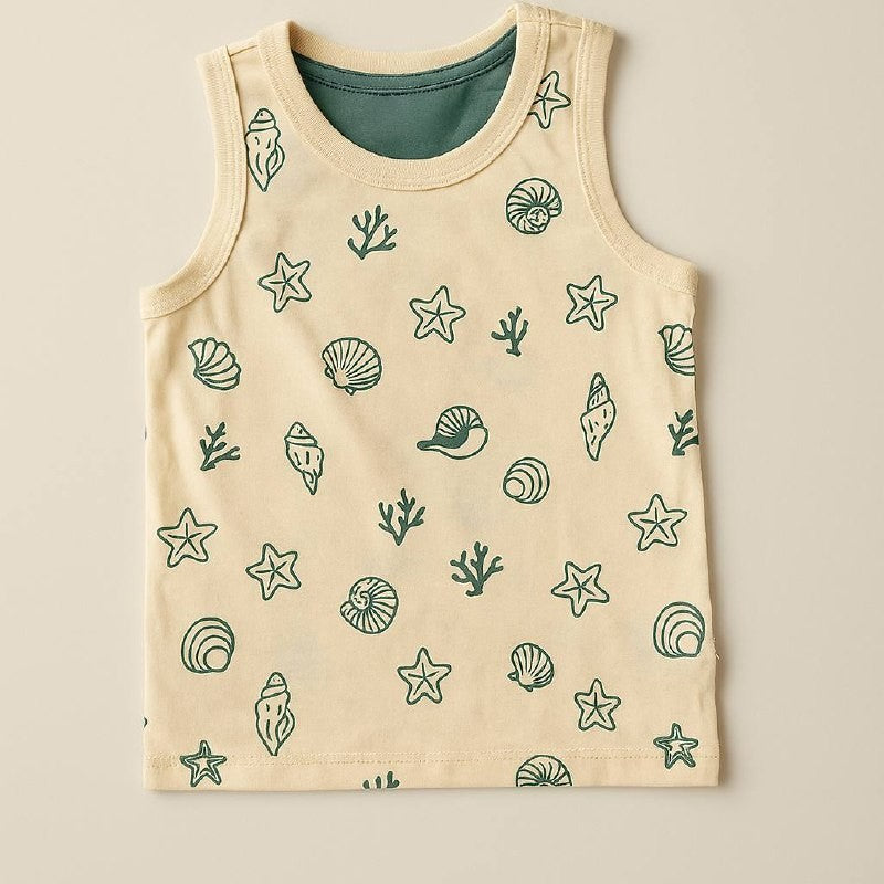 Fun printed summer tank tops for kids