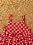 Cherry Gingham Charm Dress – Red
