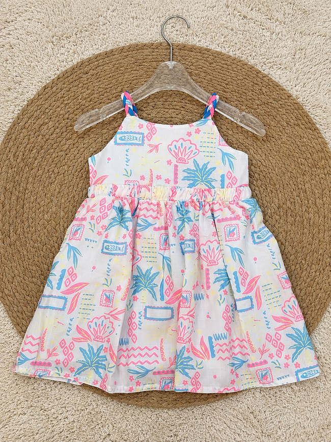 Tropical Pop Print Frock
