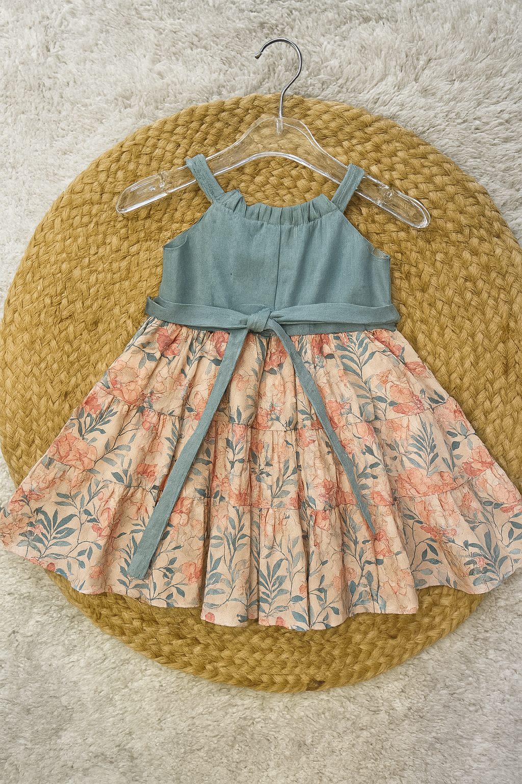 Boho Tassel Floral Tiered Frock