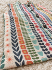 Ivory Folk Print Jacket Set