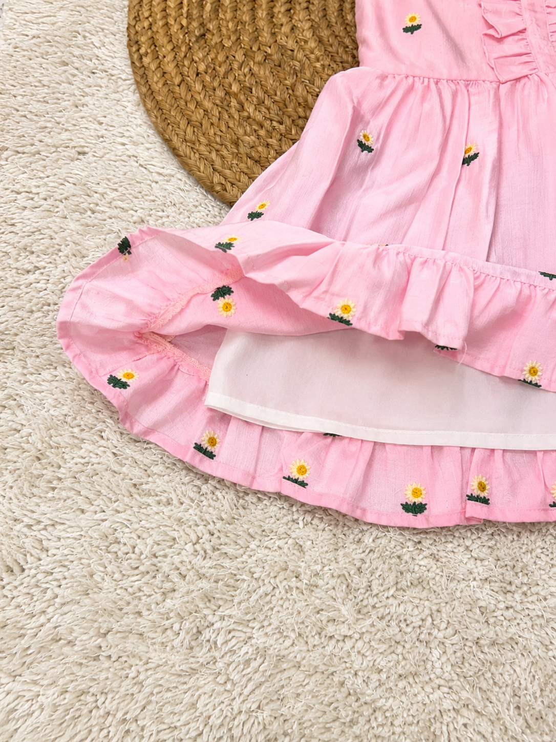 Daisy Meadow Dress (Blush Pink)