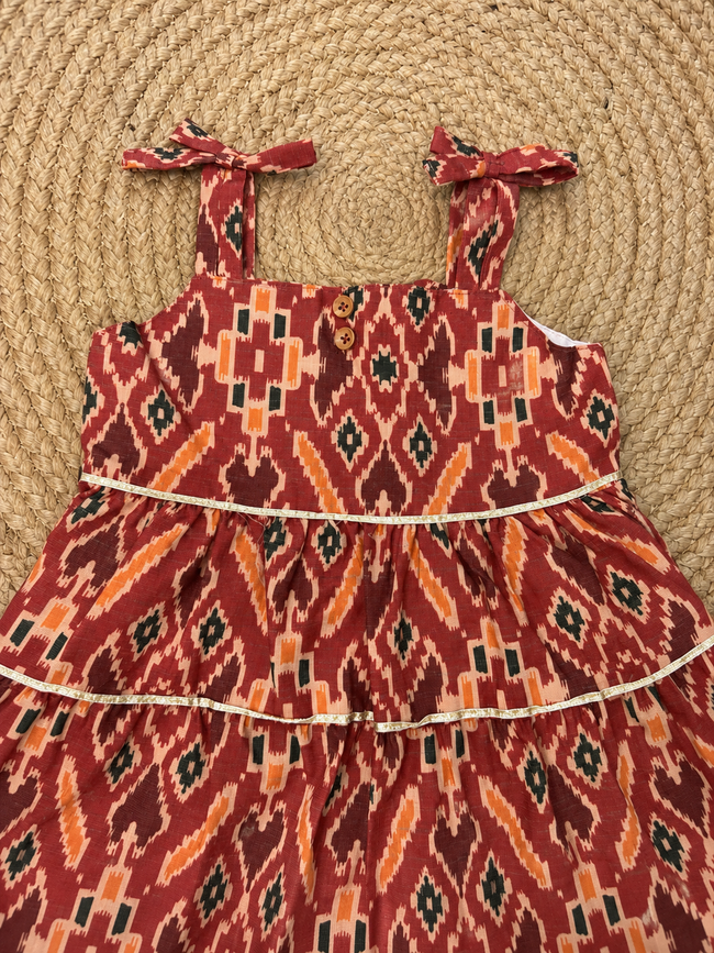 Rustic Boho Tier Dress
