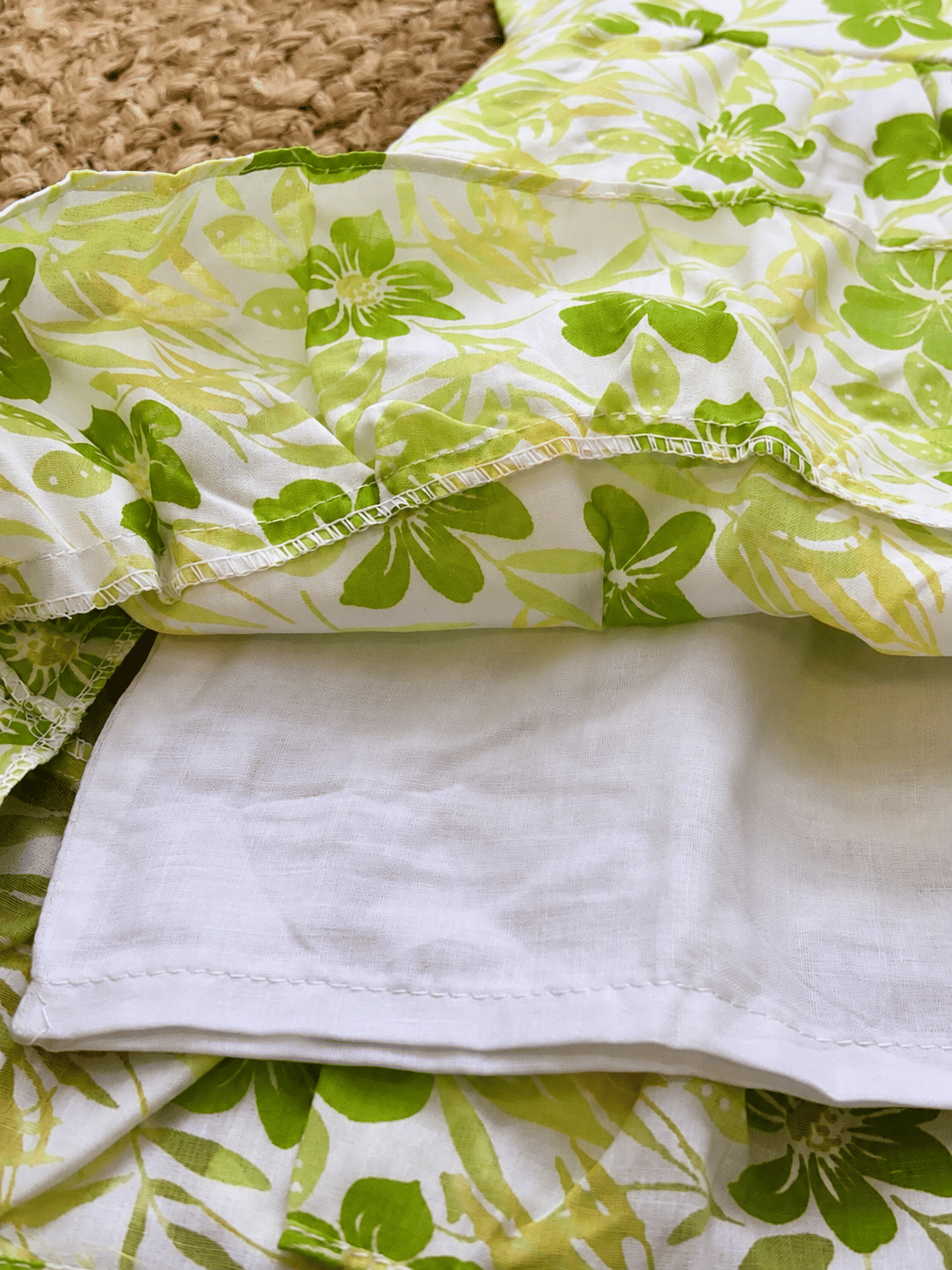 Lime Blossom Tiered Frock