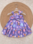 Lavender Blossom Twirl Dress
