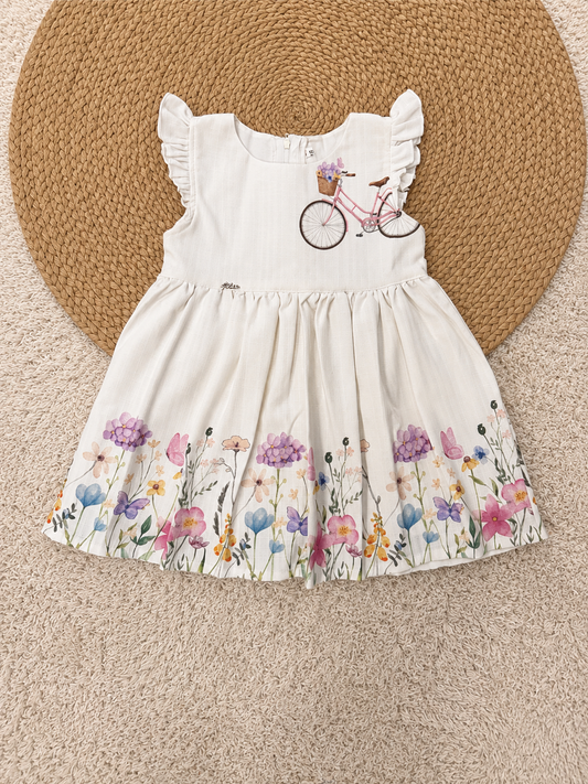 Floral Bicycle Garden Dress