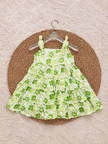 Lime Blossom Tiered Frock