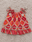 Coral Bandhani Pure Cotton Lehenga