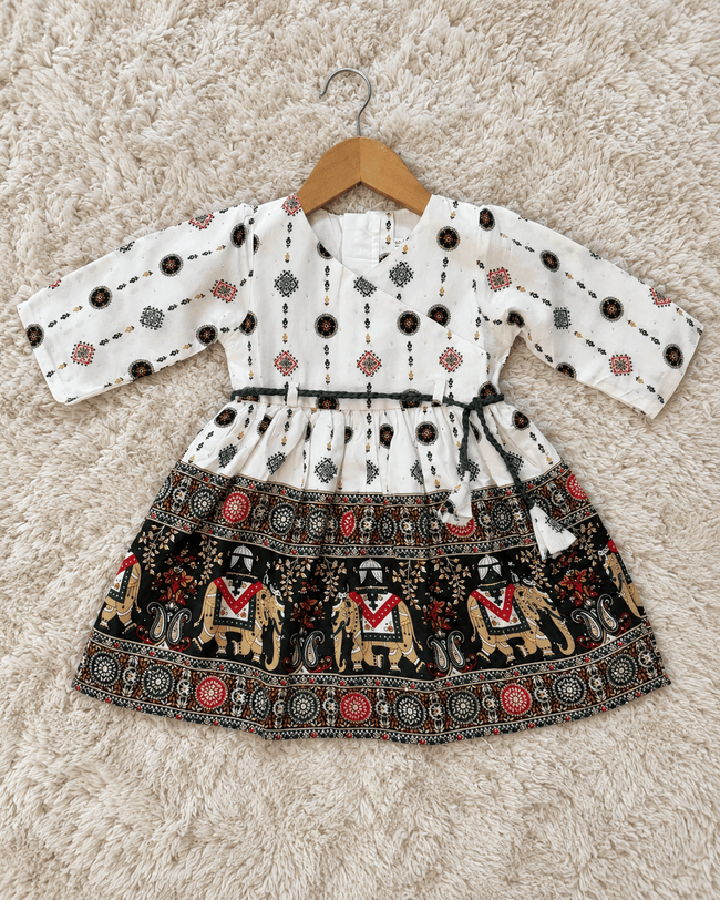 Dark Green Elephant Dress