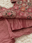 Maroon Floral Embellished Sharara Set