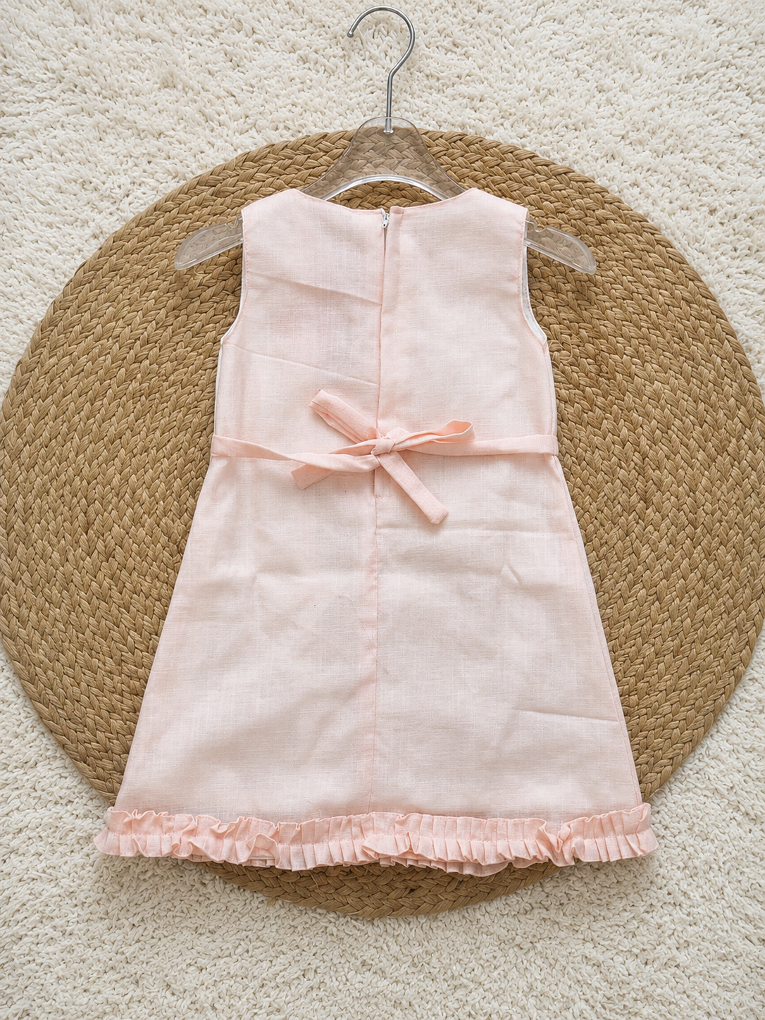 Blush Ivory Daisy Ruffle Dress