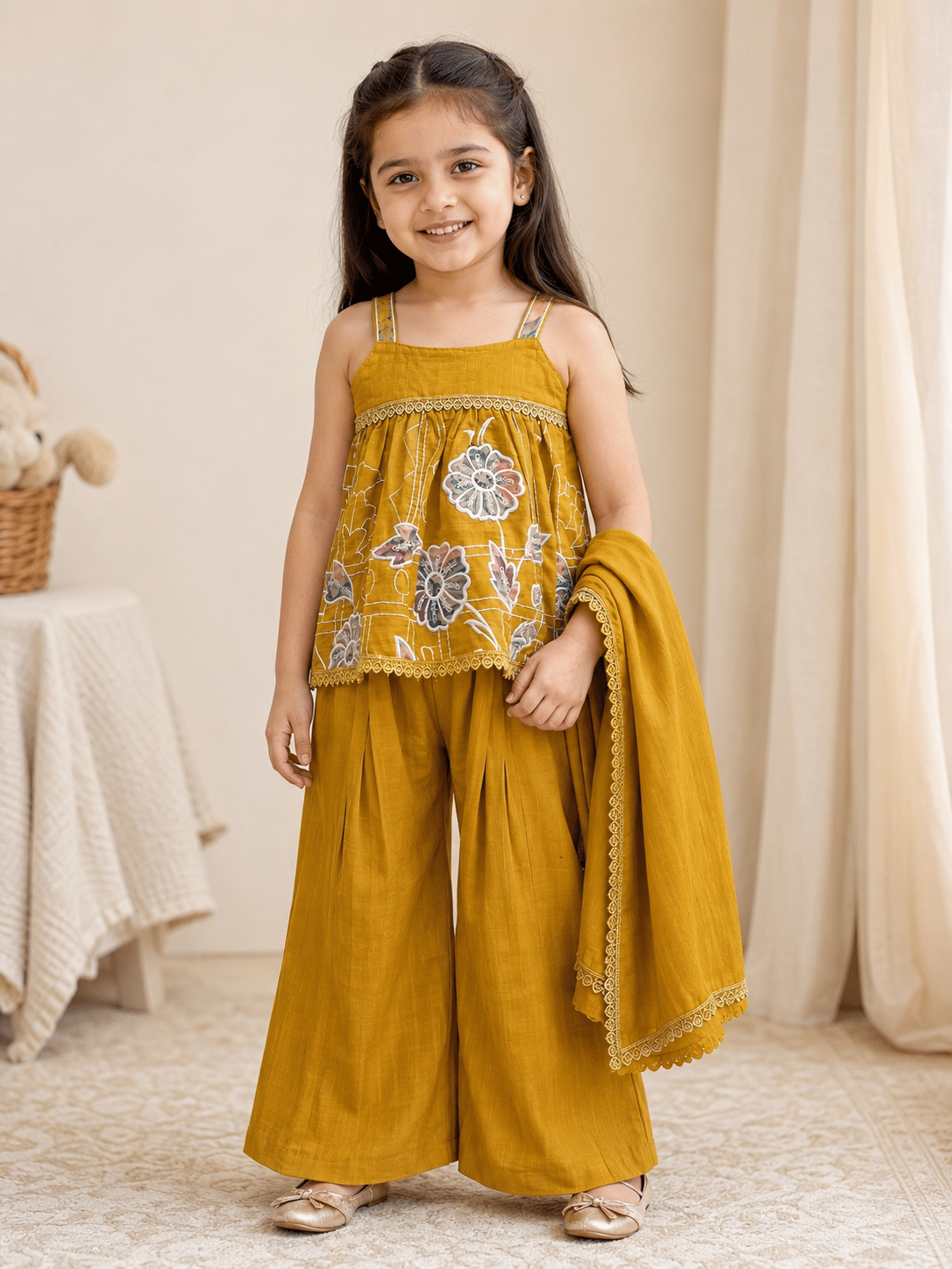 Mustard Blossom Ethnic Set
