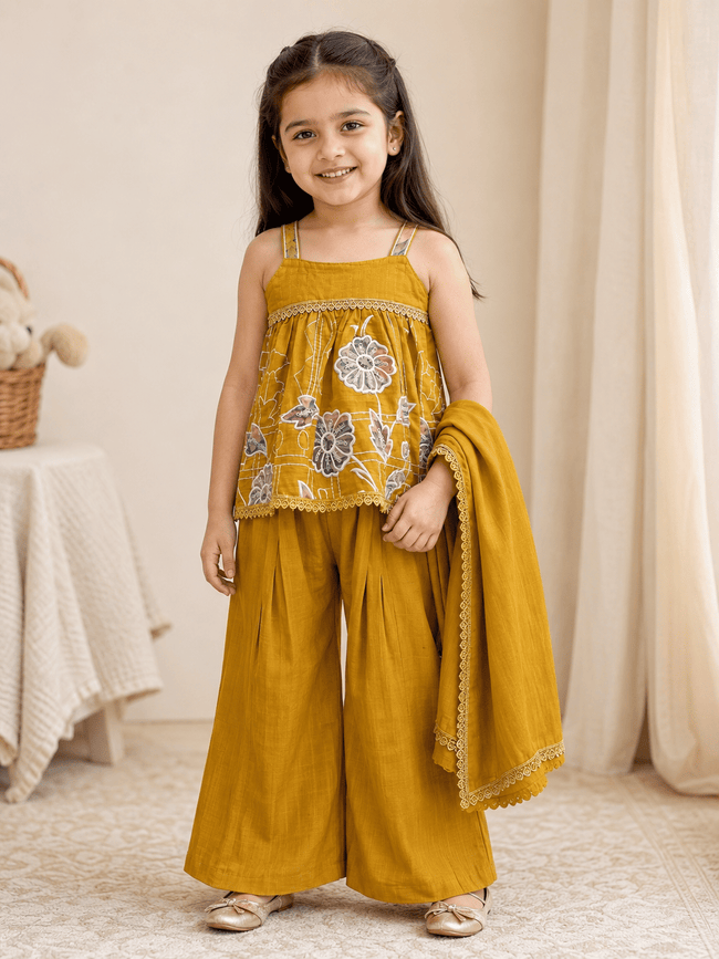 Mustard Blossom Ethnic Set