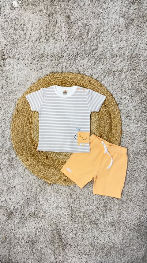 Soft Cotton Kids T-Shirt & Shorts Set