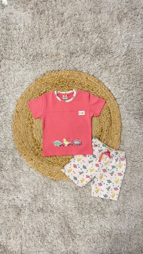 Soft Cotton Kids T-Shirt & Shorts Set