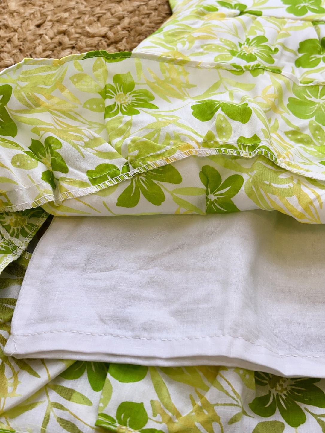 Lime Blossom Tiered Frock