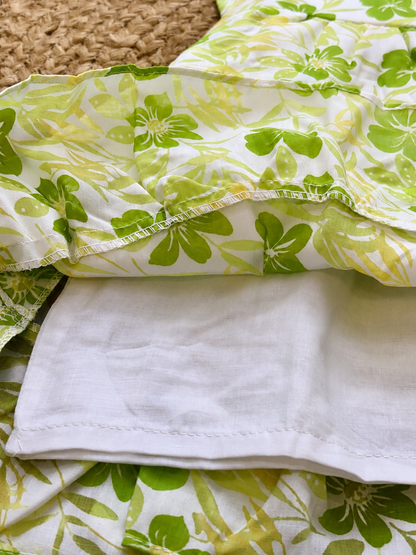 Lime Blossom Tiered Frock