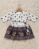 Navy Elephant Print Dress