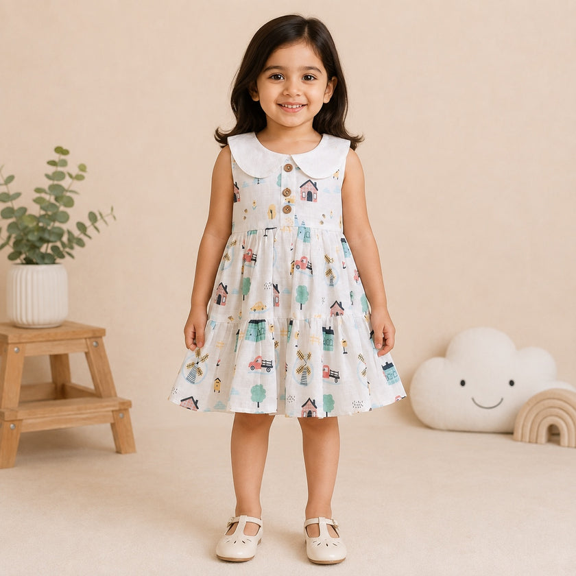 Little Village Muslin Dress