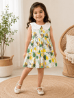 Lemon Muslin Dress