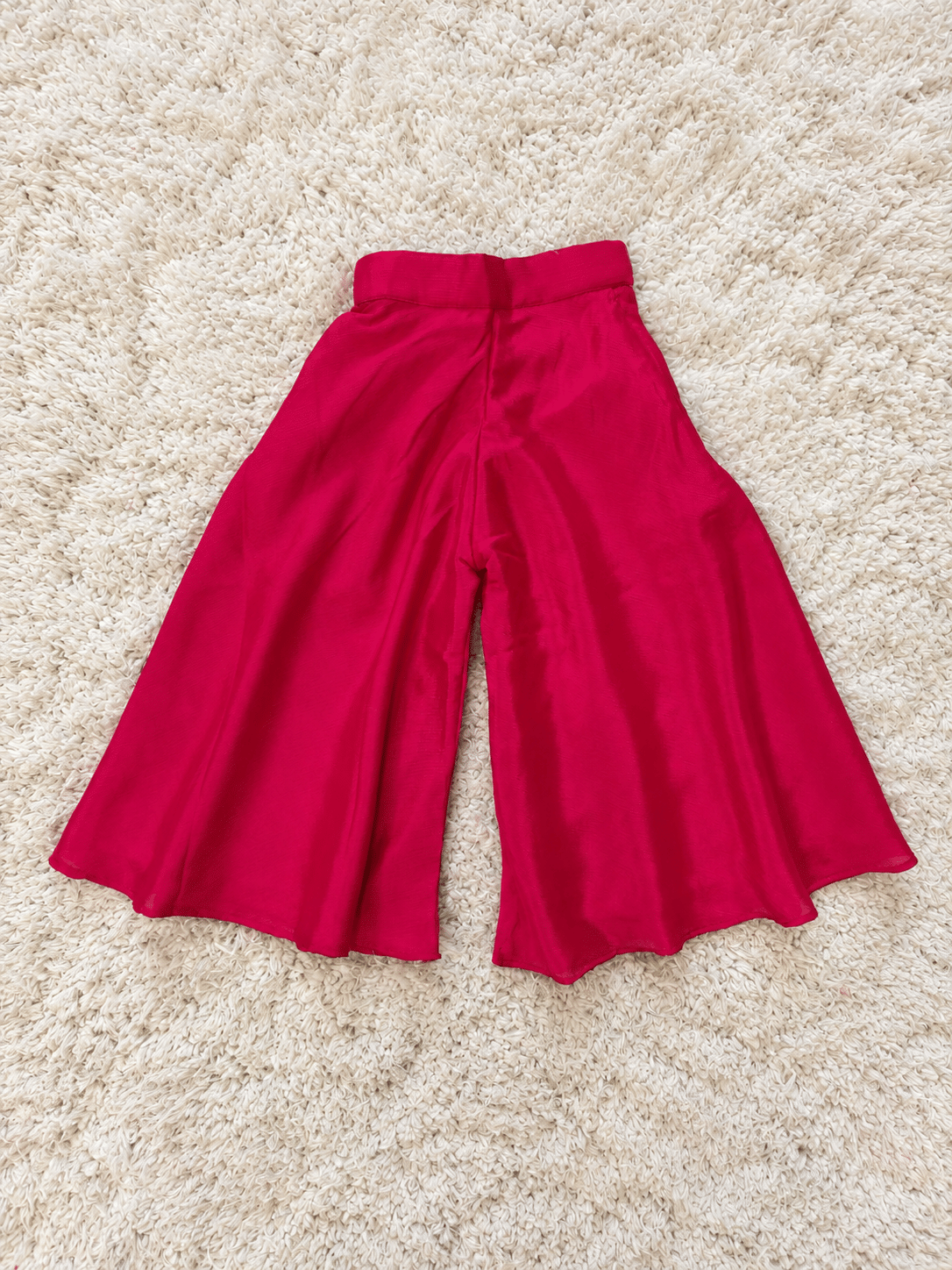 Fuchsia Floral Festive Sharara Set