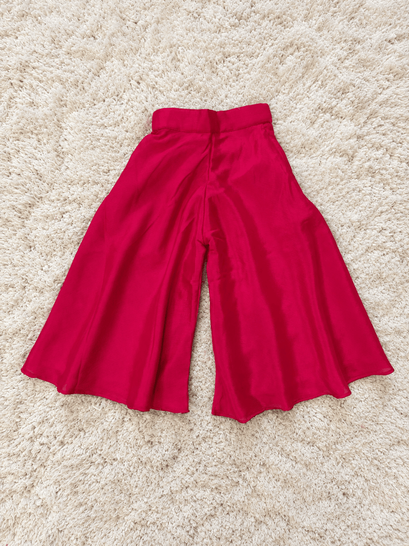 Fuchsia Floral Festive Sharara Set
