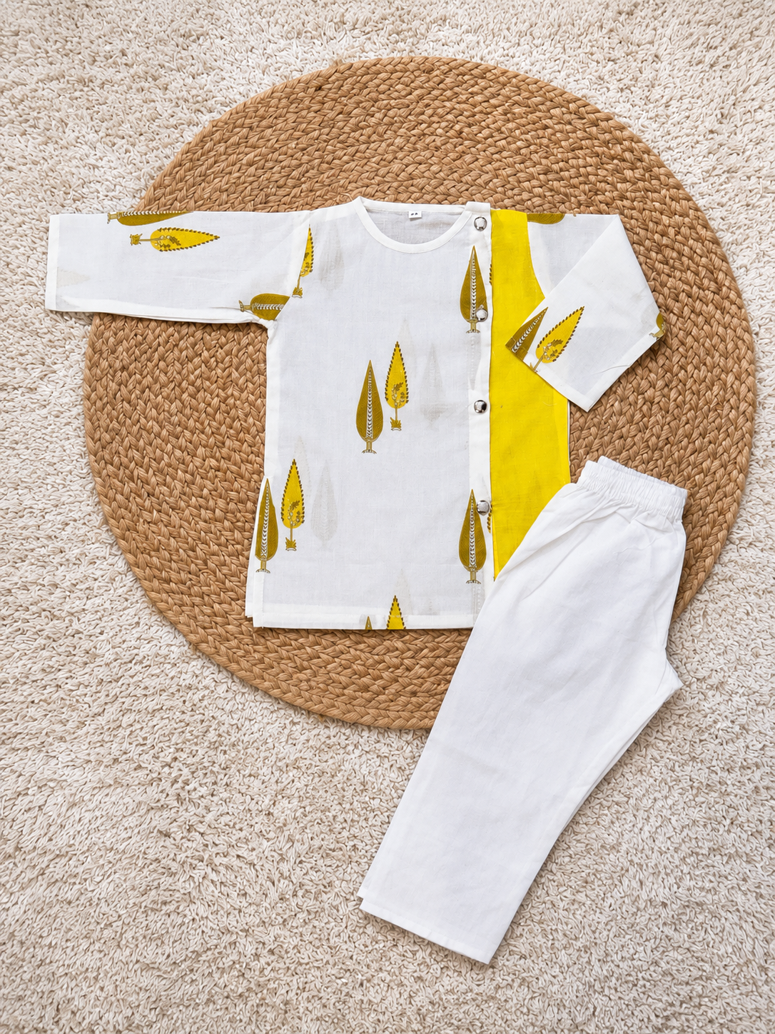 Sunshine Tree Print Kurta Set