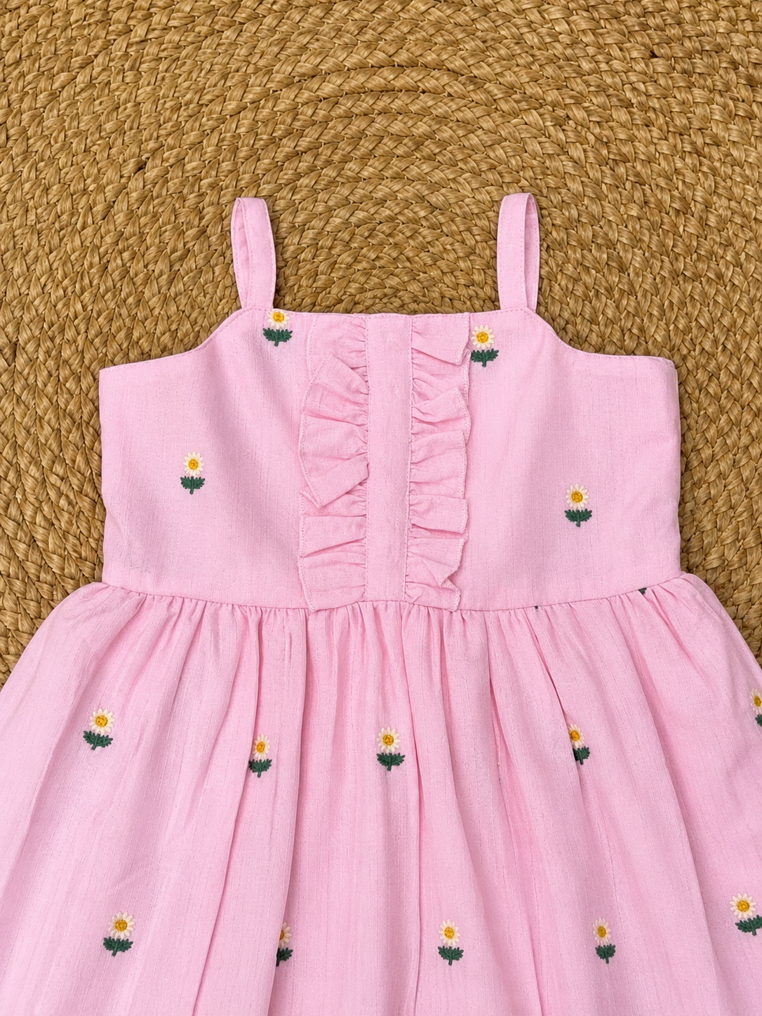 Daisy Meadow Dress (Blush Pink)