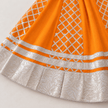 Orange Shimmer Festive Lehenga Set