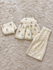 Ivory Pastel Floral Sharara Set
