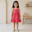 Cherry Gingham Charm Dress – Red
