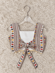 Ivory Geometric Rayon Cotton Lehenga