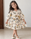Pure Cotton Embroidered Frock