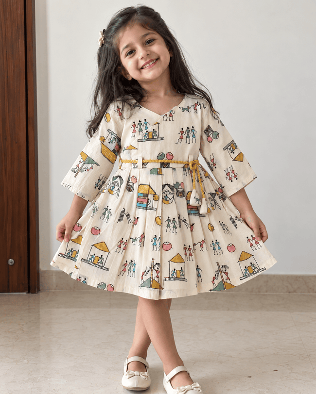 Pure Cotton Embroidered Frock