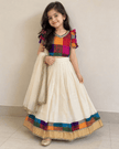 Multicolor Check Festive Lehenga Set