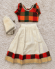 Crimson Check Festive Lehenga Set