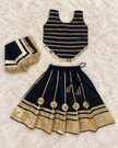 Black Gold Festive Lehenga Set