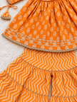 Orange Blossom Festive Sharara Set