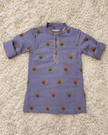 Lavender Floral Kurta Pajama Set